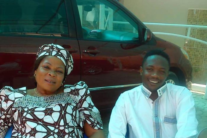 Ahmed Musa and mother