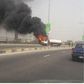 Fuel tanker bursts into flame at Lekki Toll gate