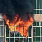 Warehouse blaze sweeps through slum in India's Mumbai