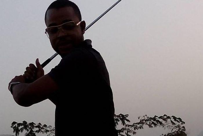 Sani Danja playing golf