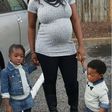 Mercy Johnson with her kids