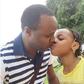 Femi Adebayo kissing his daughter