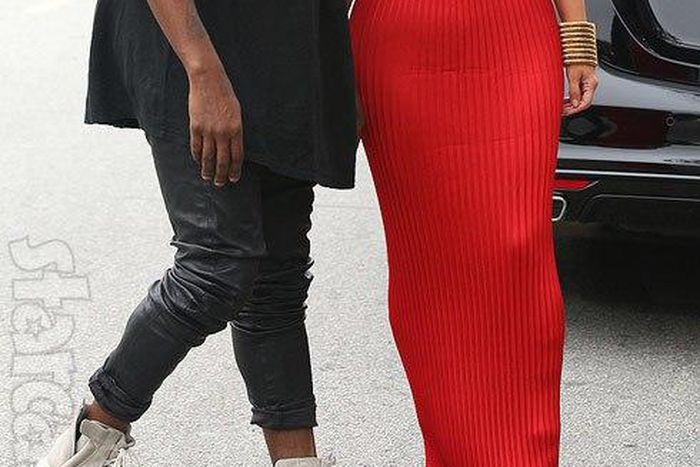 Kanye West and Kim Kardashian