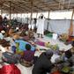 A general view shows Burundian refugees receiving treatment at a makeshift clinic at the Lake Tanganyika stadium in Kigoma western Tanzania, May 19, 2015. REUTERS/Thomas Mukoya