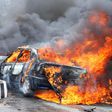Car burns following an explosion (Photo for illustrative purposes only)