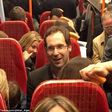 Petr Cech spotted on a train