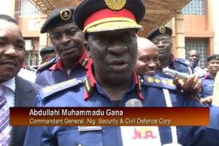 NSCDC boss, Abdullahi Muhammadu Gana