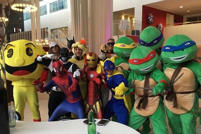 Leicester City players party in Copenhagen