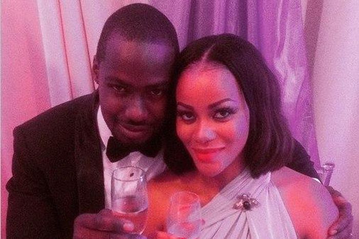 Chris Attoh and Damilola Adegbite tie the knot on February 14, 2015.
