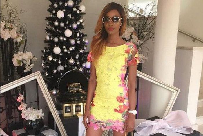 Millen stunning in a beautiful dress