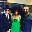 Omawumi, Salif Keita, Rotimi, and Cobhams spotted in the studio.