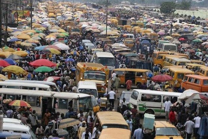 Traffic in Lagos, Nigeria