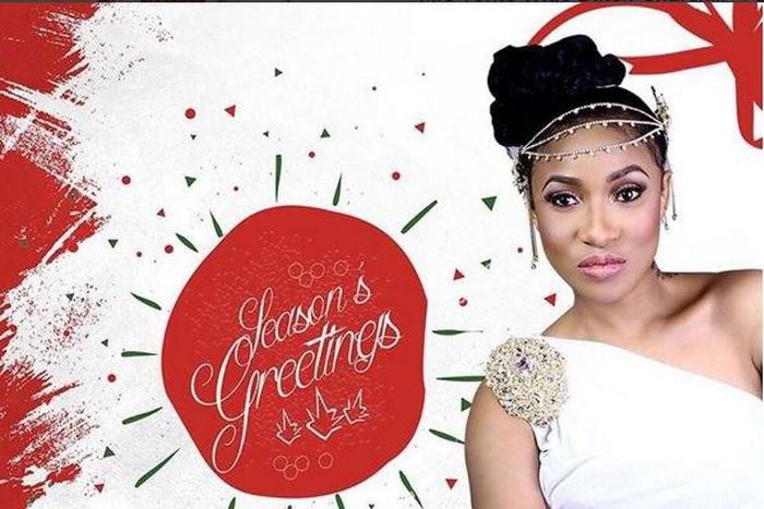 Tonto Dikeh's Christmas Card