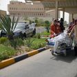 A victim of a suicide bomb attack at Imam al-Sadeq Mosque arrives at the Amiri hospital in Al Sharq, Kuwait City, June 26, 2015.
