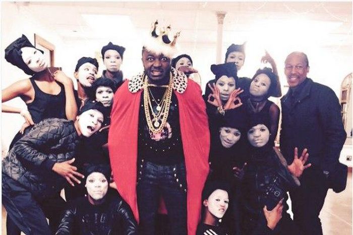 Behind the scenes from MC Galaxy's 'Komolop Cholop' video shoot