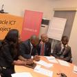 MTN and Oracle officials at the announcement of the second phase of the project