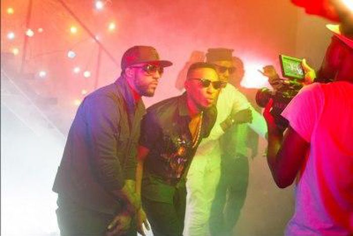 Pepenazi's video shoot with Iyanya, Lil Kesh, DJ Spinal and may more..
