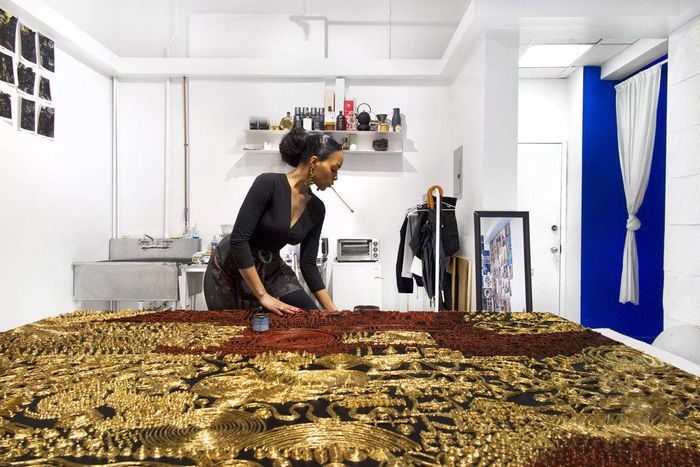 Lina Viktor in her studio [Linaviktor.com]