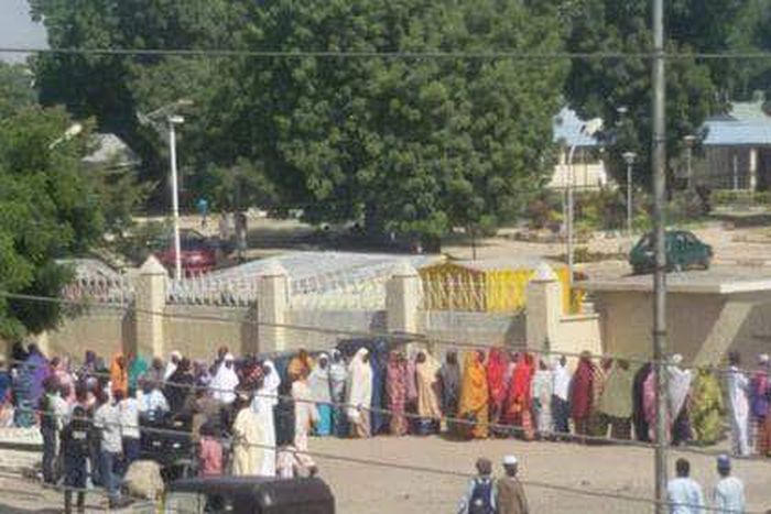 Residents queue up to identify dead relatives following Boko Haram attack