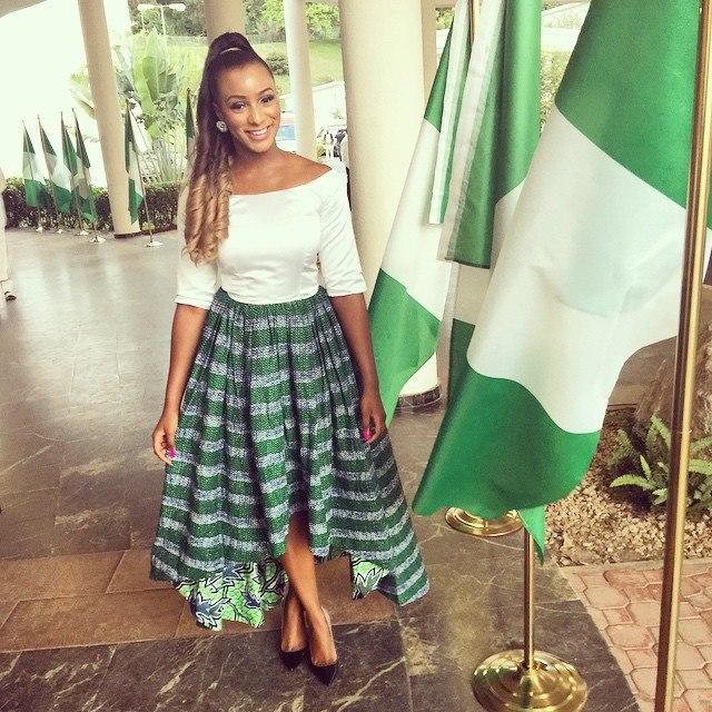 DJ Cuppy at Aso Rock in readiness for performance at the presidential inaugural ball