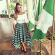 DJ Cuppy at Aso Rock in readiness for performance at the presidential inaugural ball