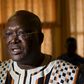 Presidential candidate Roch Marc Kabore speaks to journalists after his last campaign rally in Ouagadougou, Burkina Faso, November 27, 2015.   REUTERS/Joe Penney