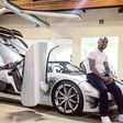 American boxer in love with super car, Koenigsegg CCXR Trevita