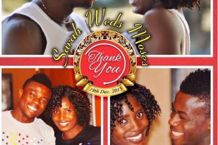 Moses Simon and soon-to-be-wife Ibukun Sarah Adenuga