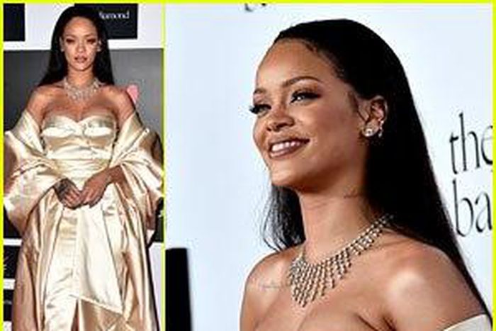 Rihanna at the Diamond ball