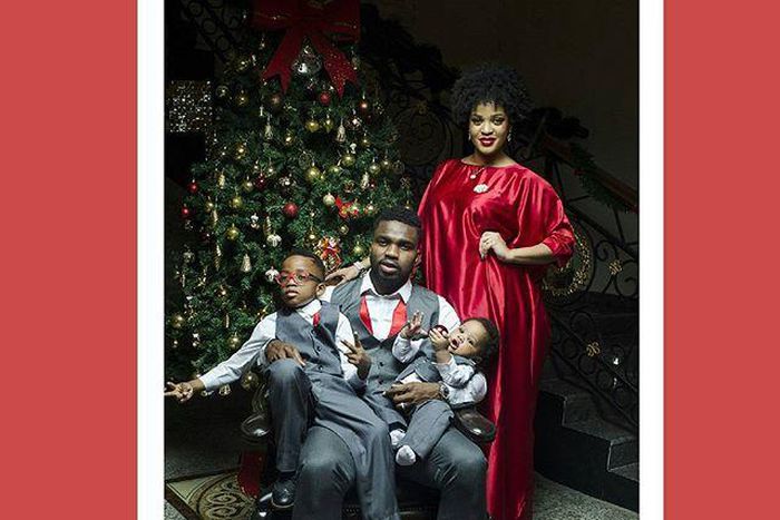 Joseph Yobo and family Christmas photo