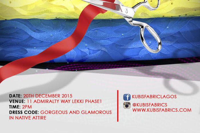 Kubis fabric Lekki store opening