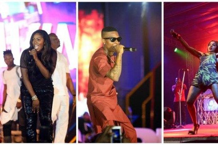 Tiwa Savage, Wizkid, Seyi Shay