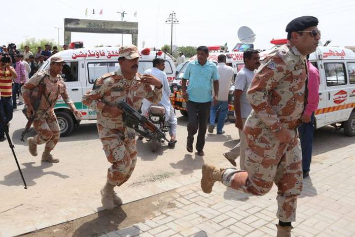 Two Pakistani soldiers killed in rare targeted Karachi attack