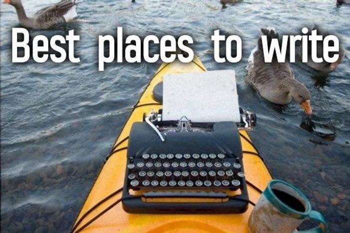10 Extremely productive places to write your book