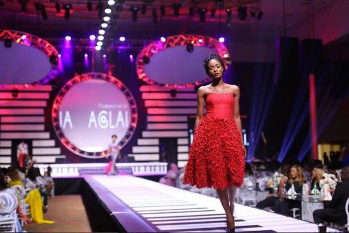 Model in Mademoiselle Aglaia