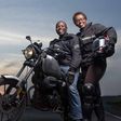 Biker couple, Wamuyu and Dos Kariuki, of Throttle Adventures on their world tour
