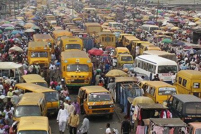 A street in Lagos.