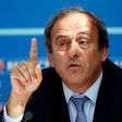UEFA President Michel Platini attends a news conference after the draw for the 2015/2016 UEFA Europa League soccer competition at Monaco's Grimaldi Forum in Monte Carlo, Monaco August 28, 2015. REUTERS/Eric Gaillard/Files