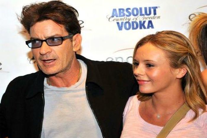 Charlie Sheen with ex, Bree Olsen