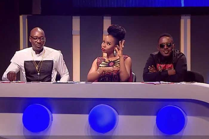 Tecno own the stage with judges, Bien, Yemi and M.I.