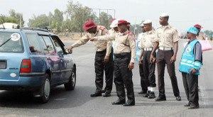 FRSC officers on duty