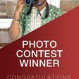 Photo contest winner banner