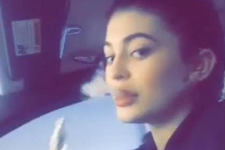 Kylie Jenner smoked in new video