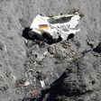 Wreckage of the Airbus A320 is seen at the site of the crash, near Seyne-les-Alpes, french Alps March 26, 2015.