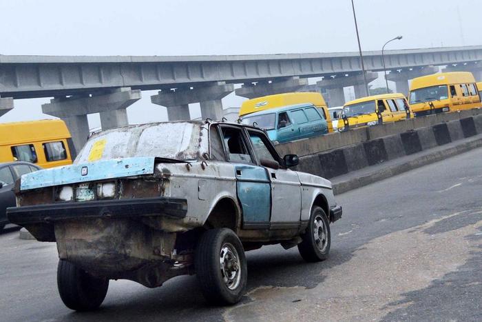 A CAR SPECIALLY BUILT FOR SMUGGLING IN LAGOS