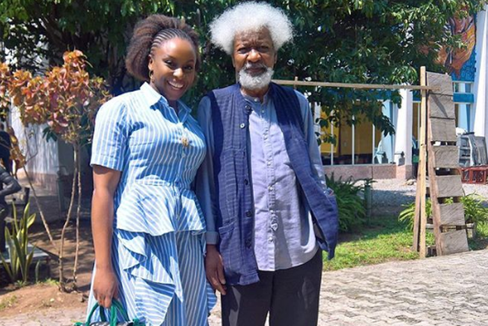 Chimamanda Ngozi Adichie with Wole Soyinka [Instagram/chimamanda_adichie]