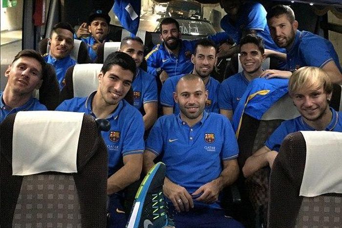 Barcelona players arrive Japan for World Club Cup