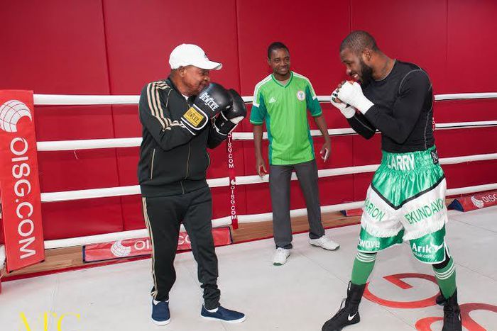 Alaafin of Oyo Empire and Larry Ekundayo