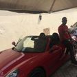 Dbanj shows off brand new 2015 Porshe car from Slot endorsement