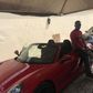 Dbanj shows off brand new 2015 Porshe car from Slot endorsement